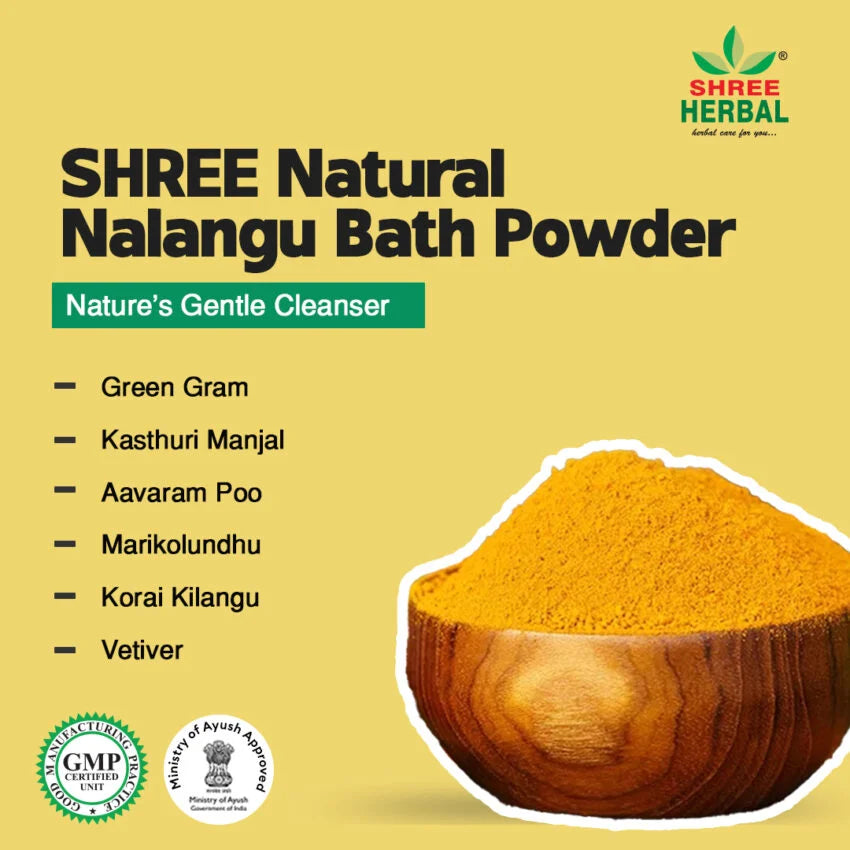 Natural Nalangu Body Wash Powder - 100g