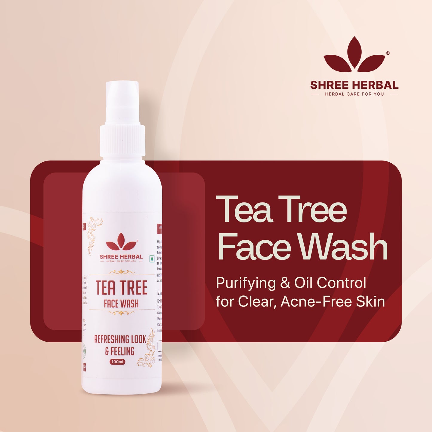 Tea Tree Oil Face Wash - 100mL