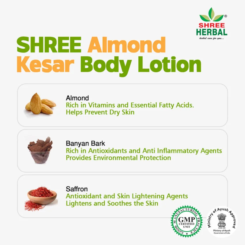 Almond Kesar Lotion - 100mL