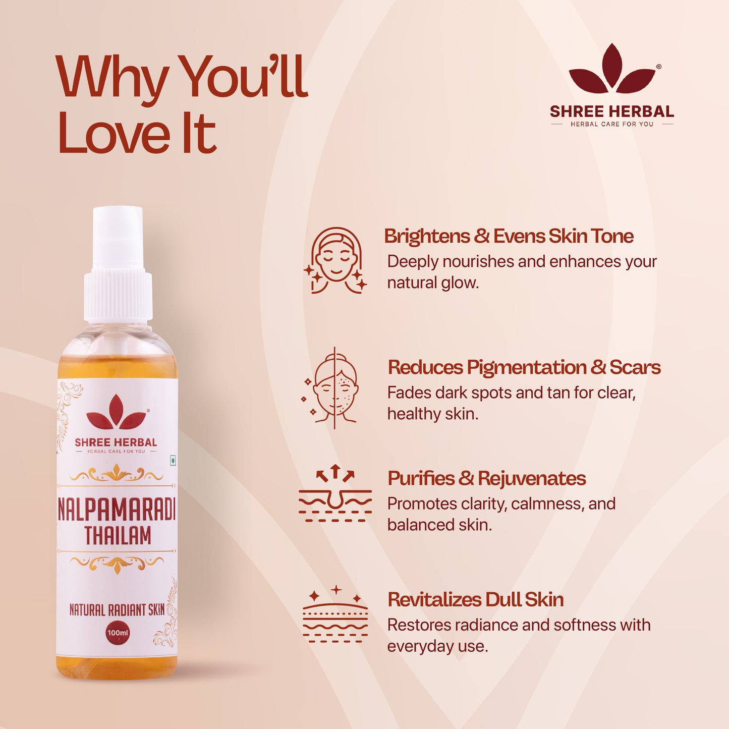 Nalpamarathi Thailam - 100mL