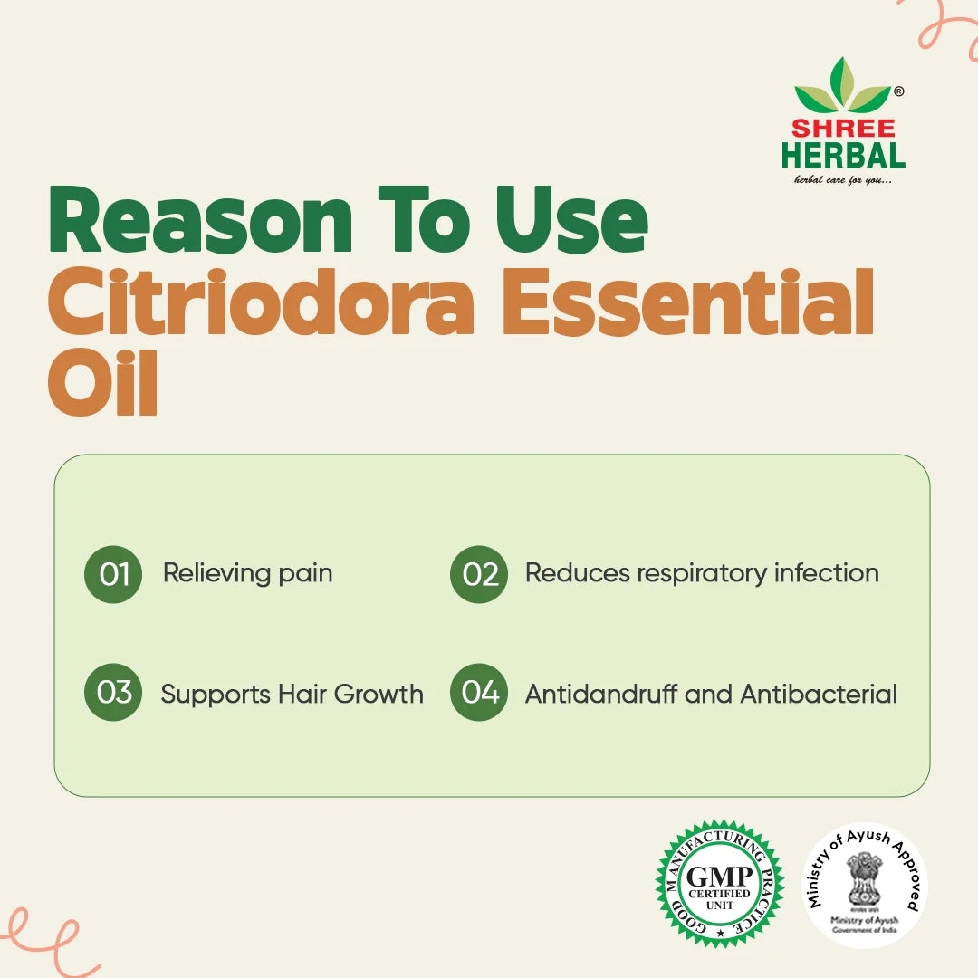 Citriodora Essential Oil (Insect Protection and Muscle Relief)