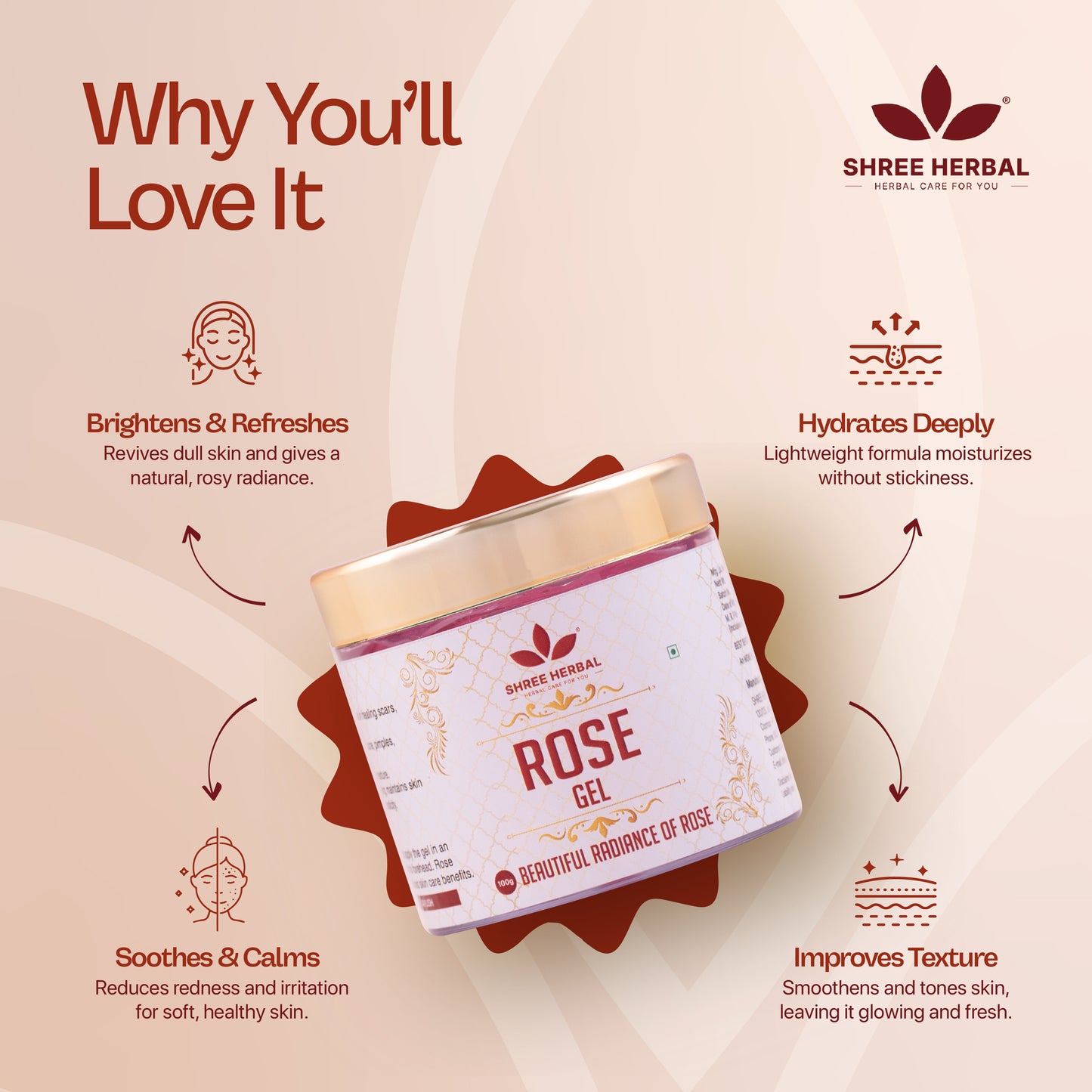 Rose Gel - 100g