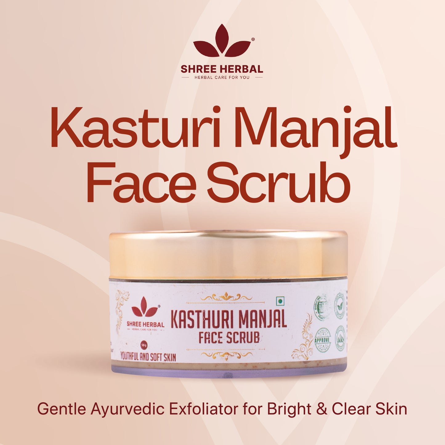Kasturi Manjal Scrub - 50g