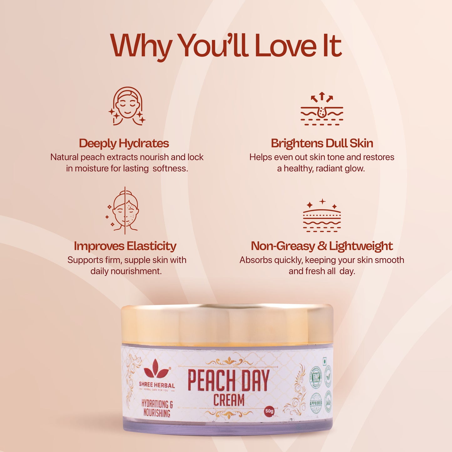 Peach Cream - 50g