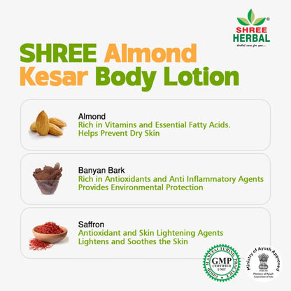 Almond Kesar Lotion - 100mL