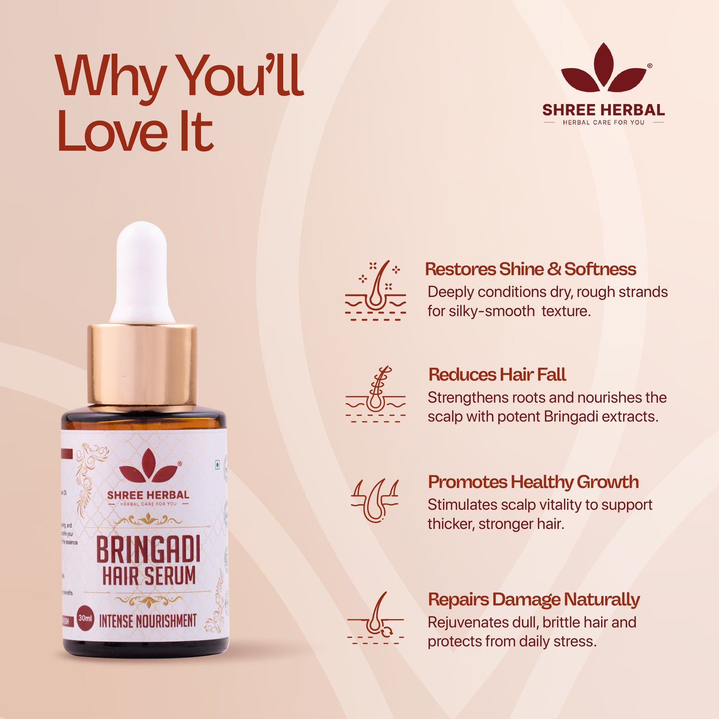 Bringadi Hair Serum (Hair Strength and Repair)