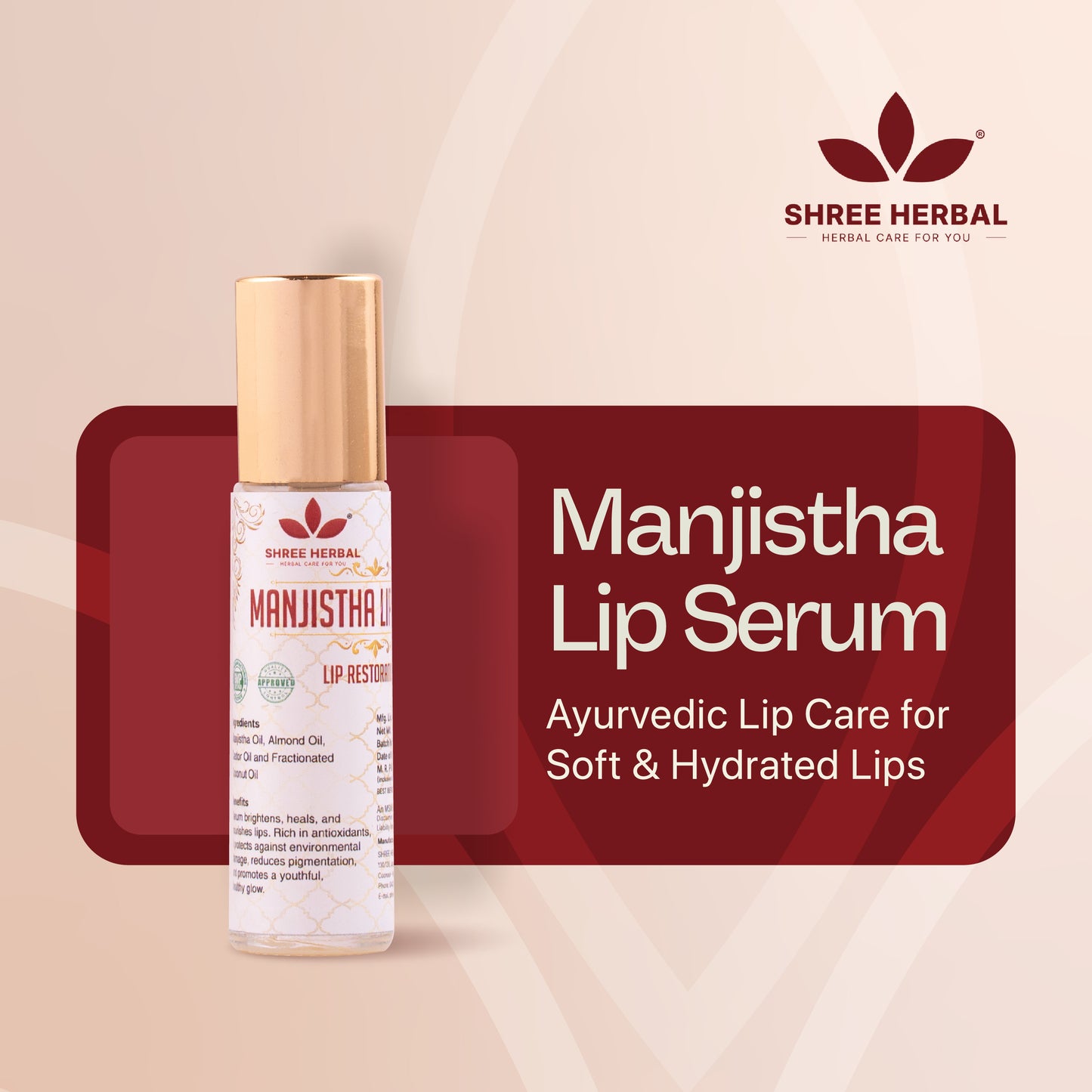 Manjistha Lip Serum - 10mL