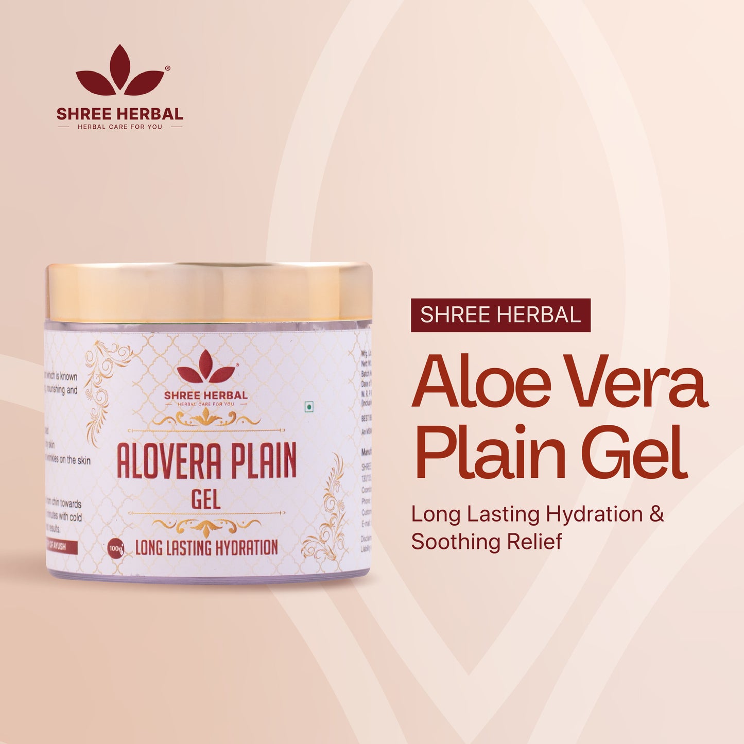 Aloe Vera Plain Gel - 100g