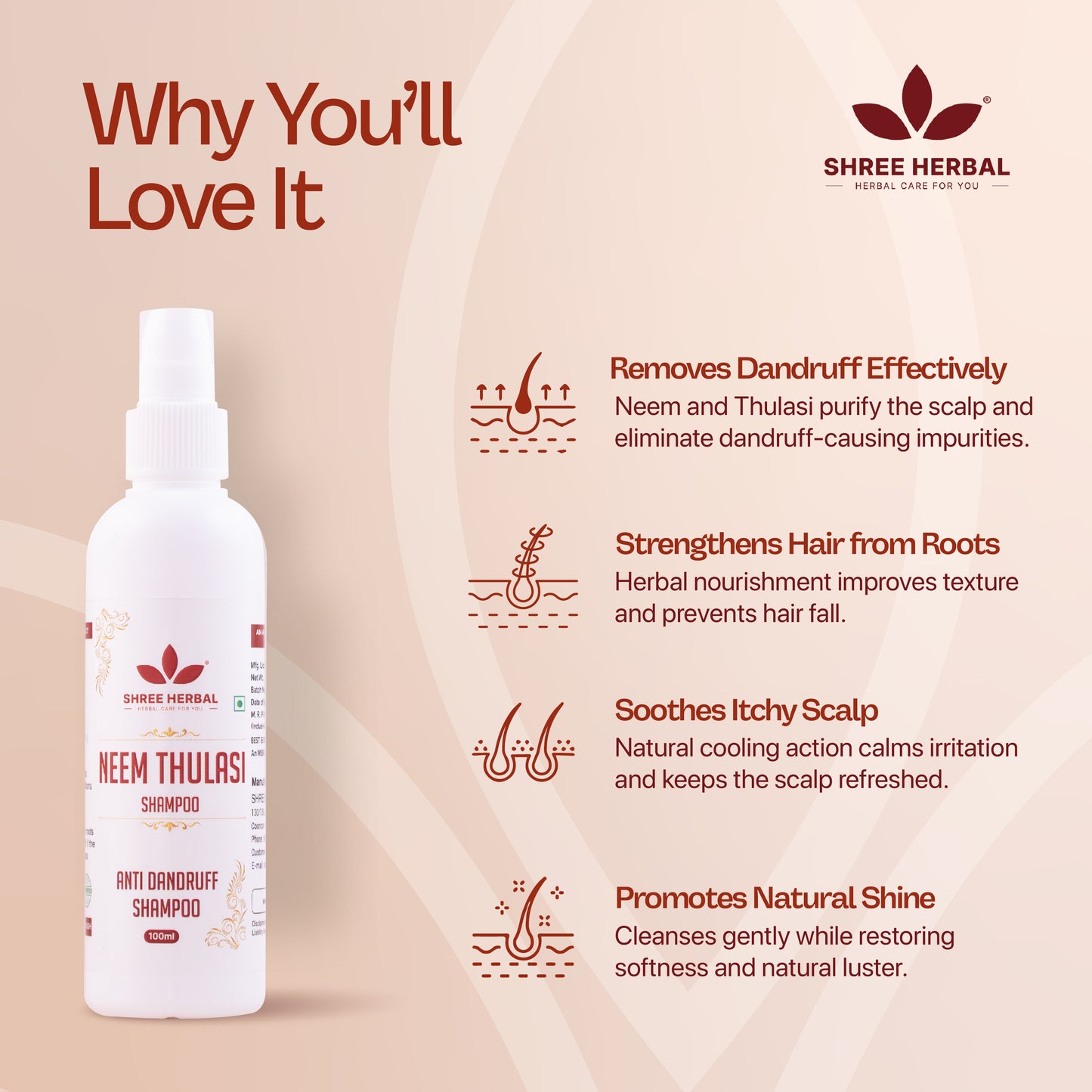 Neem and Tulsi Shampoo - 100mL