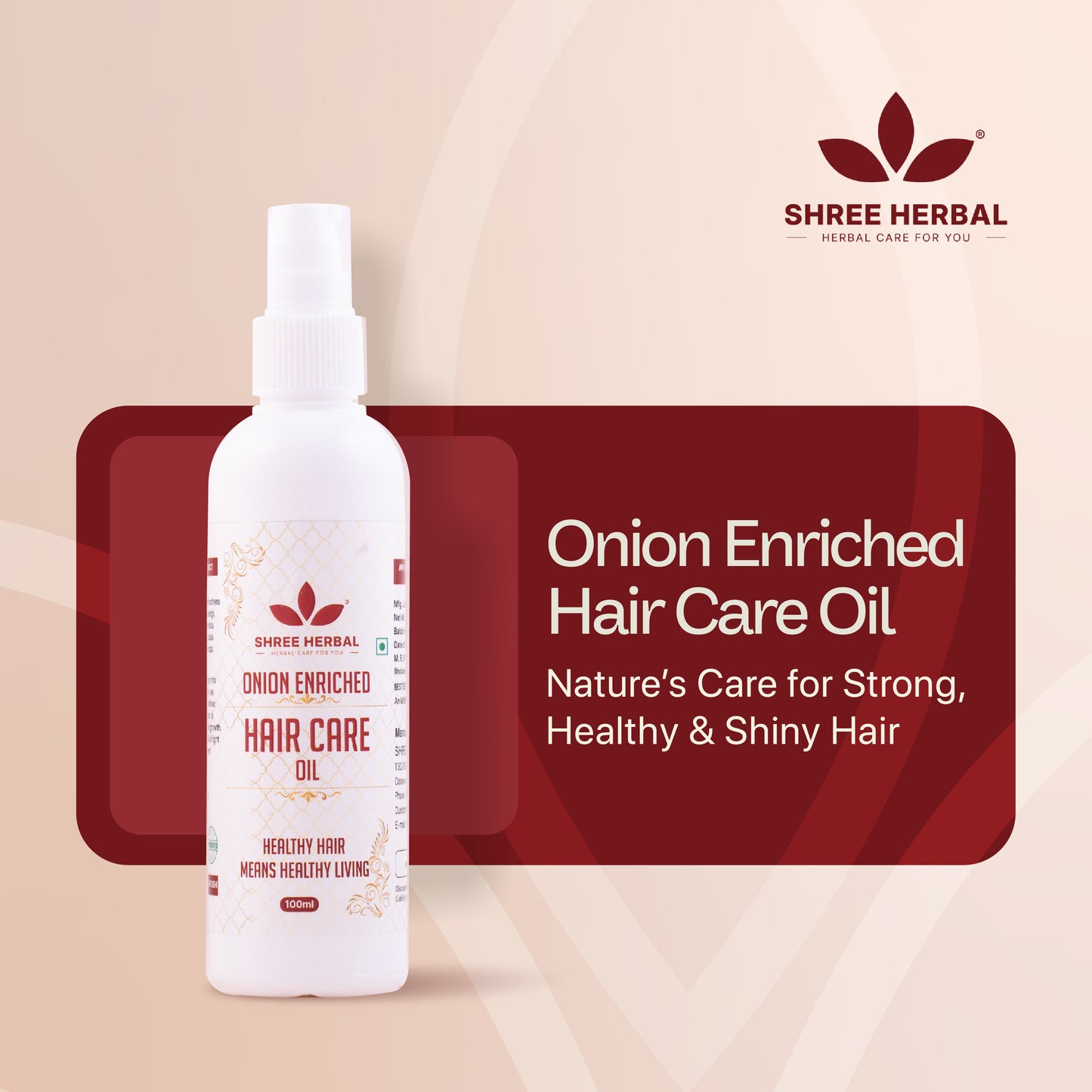 Hair Oil Enriched with Onion - 100mL