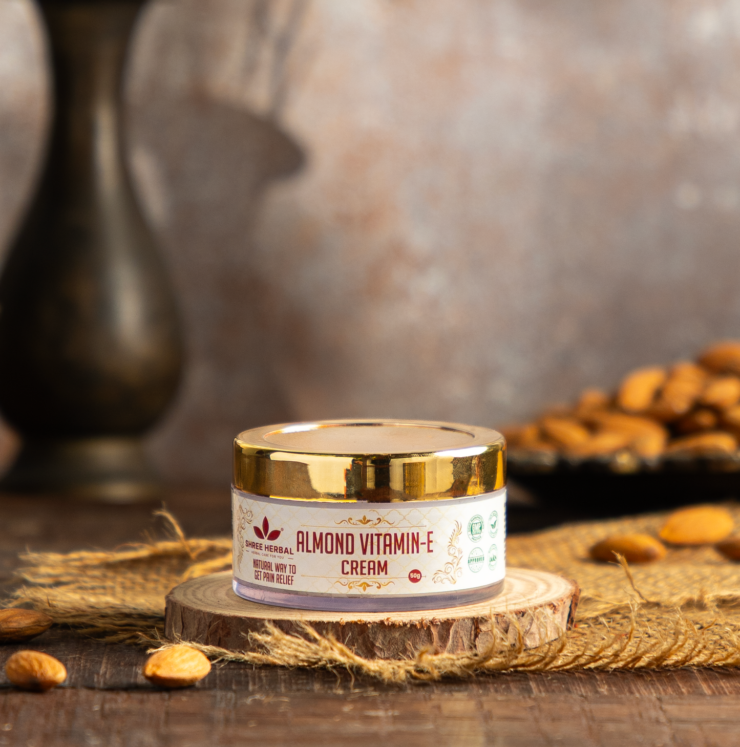 Almond Cream Enriched with Vitamin E - 50g