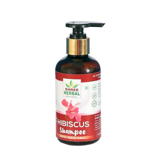 SHREE Hibiscus Shampoo 200ml | Herbal Hair Strengthening Shampoo